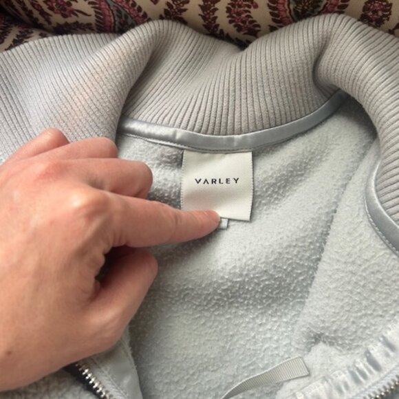 Varley Roselle Half Zip Fleece, Pearlblue (Size Small) - Picture 6 of 8